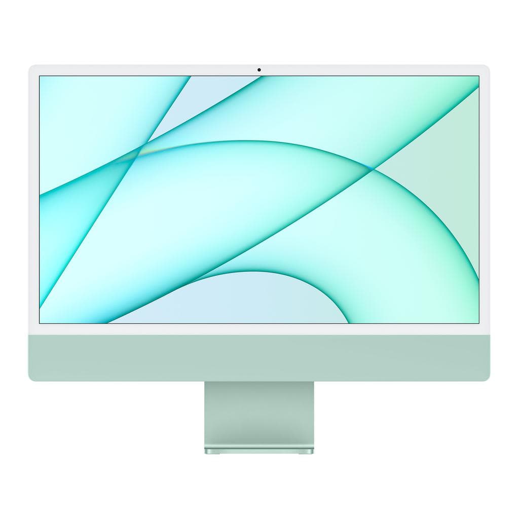 iMac 24" (2021) Apple M1 mit 8‐Core CPU 8-core GPU - 2 TB SSD - 16 GB AZERTY - Französisch Standardglas