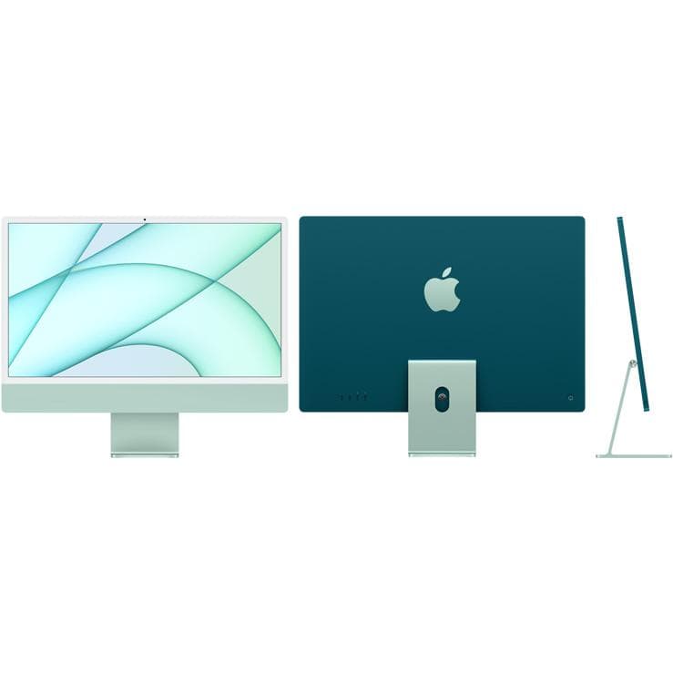 iMac 24" (2021) Apple M1 mit 8‐Core CPU 8-core GPU - 2 TB SSD - 16 GB AZERTY - Französisch Standardglas