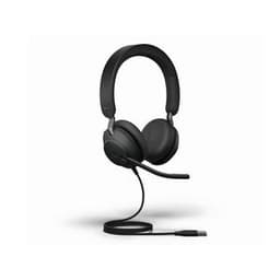 Jabra Evolve2 40 Kopfhörer Noise cancelling mit kabel mit Mikrofon - Schwarz