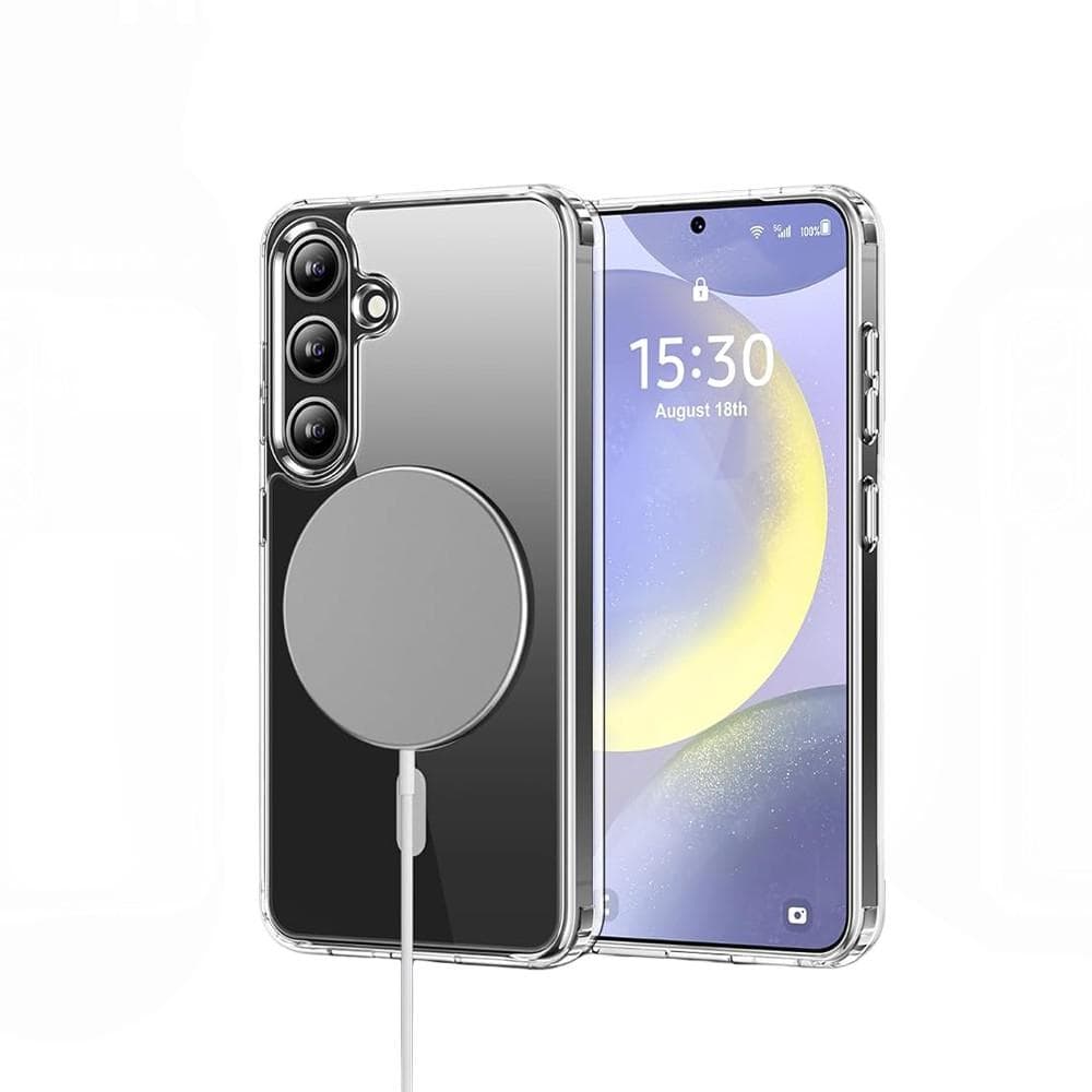 Hülle Galaxy S24 und 2 schutzfolien - TPU - Transparent