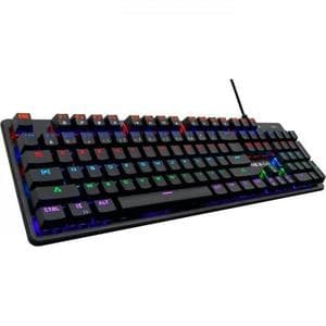 The G-Lab Tastatur AZERTY Französisch mit Hintergrundbeleuchtung Keyz Carbon E