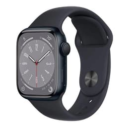 Apple Watch Series 8 (2022) GPS + Cellular 41 mm - Aluminium Mitternacht - Sportarmband Midnight