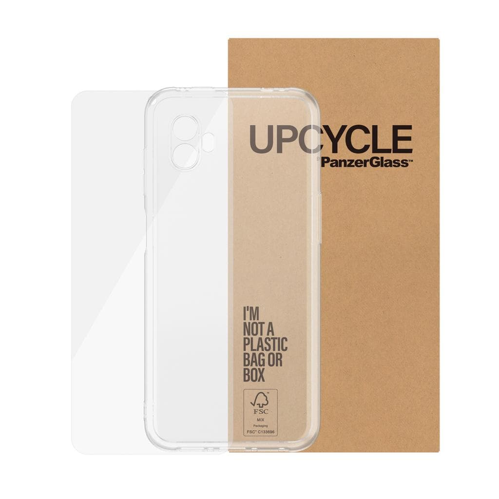 Hülle Galaxy Xcover6 Pro und schutzfolie - Silikon - Transparent