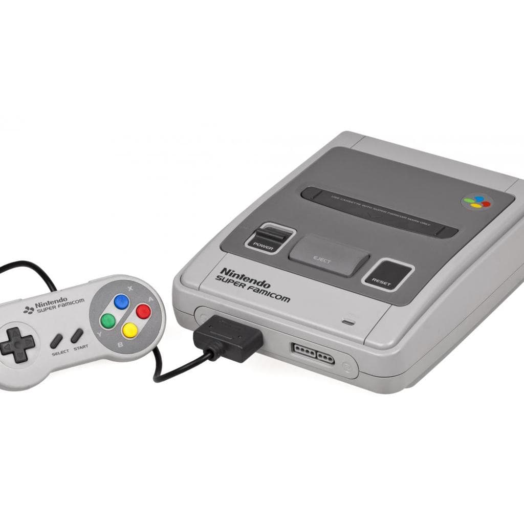 Nintendo SNES / Super Famicom Jr - Grau
