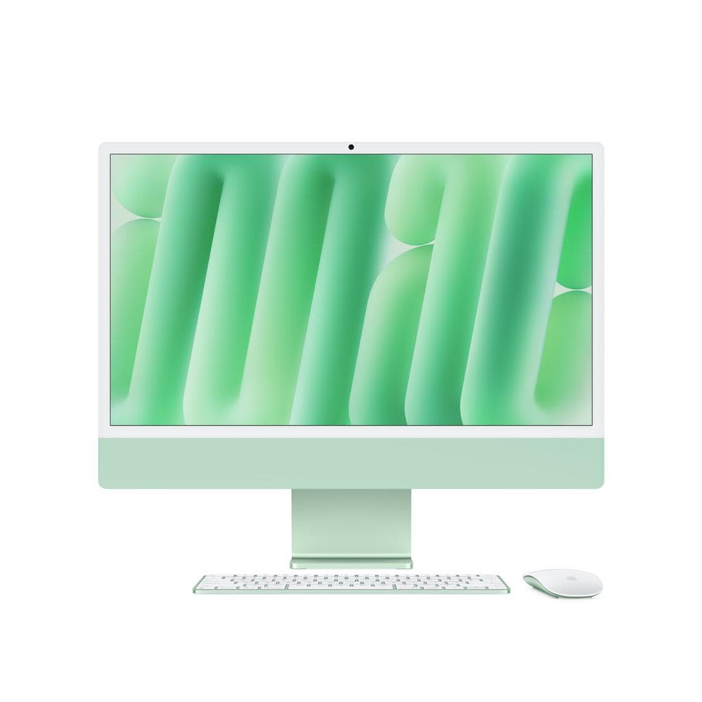 iMac 24" (2024) Apple M4 mit 8‐Core CPU 8-core GPU - 256 GB SSD - 16 GB QWERTY - Englisch Standardglas
