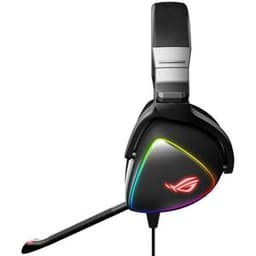Asus ROG Delta Kopfhörer Noise cancelling gaming mit kabel mit Mikrofon - Schwarz/Grau