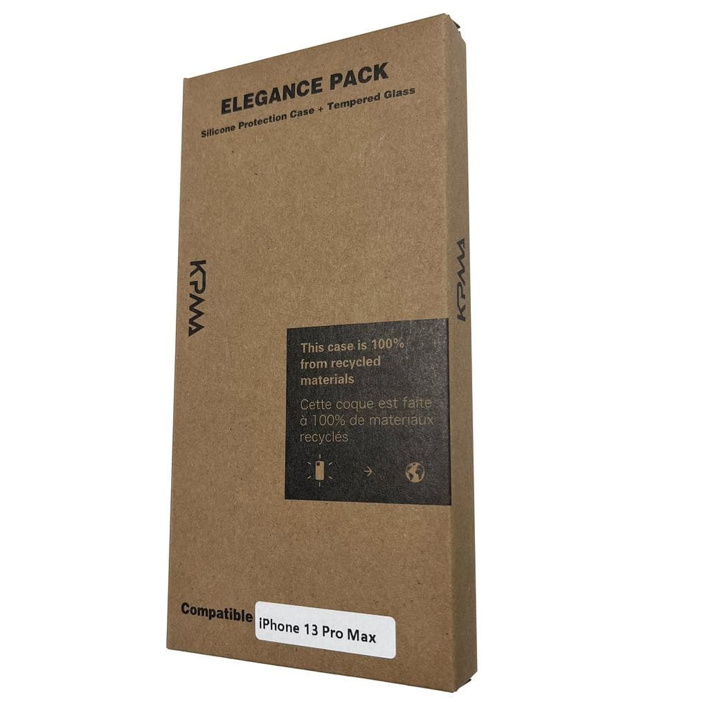 Hülle iPhone 13 Pro Max und 2 schutzfolien - Silikon - Schwarz