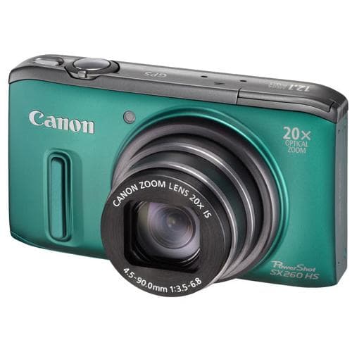 Canon PowerShot SX260 HS - Blau + Canon Zoom Lens 20x IS 25-500mm f/3.5-6.8