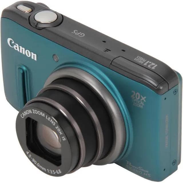 Canon PowerShot SX260 HS - Blau + Canon Zoom Lens 20x IS 25-500mm f/3.5-6.8