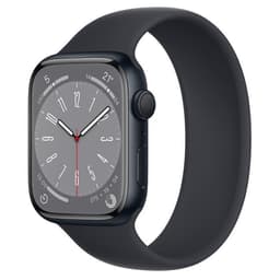 Apple Watch Series 7 (2021) GPS 45 mm - Aluminium Mitternacht - Solo Loop Schwarz