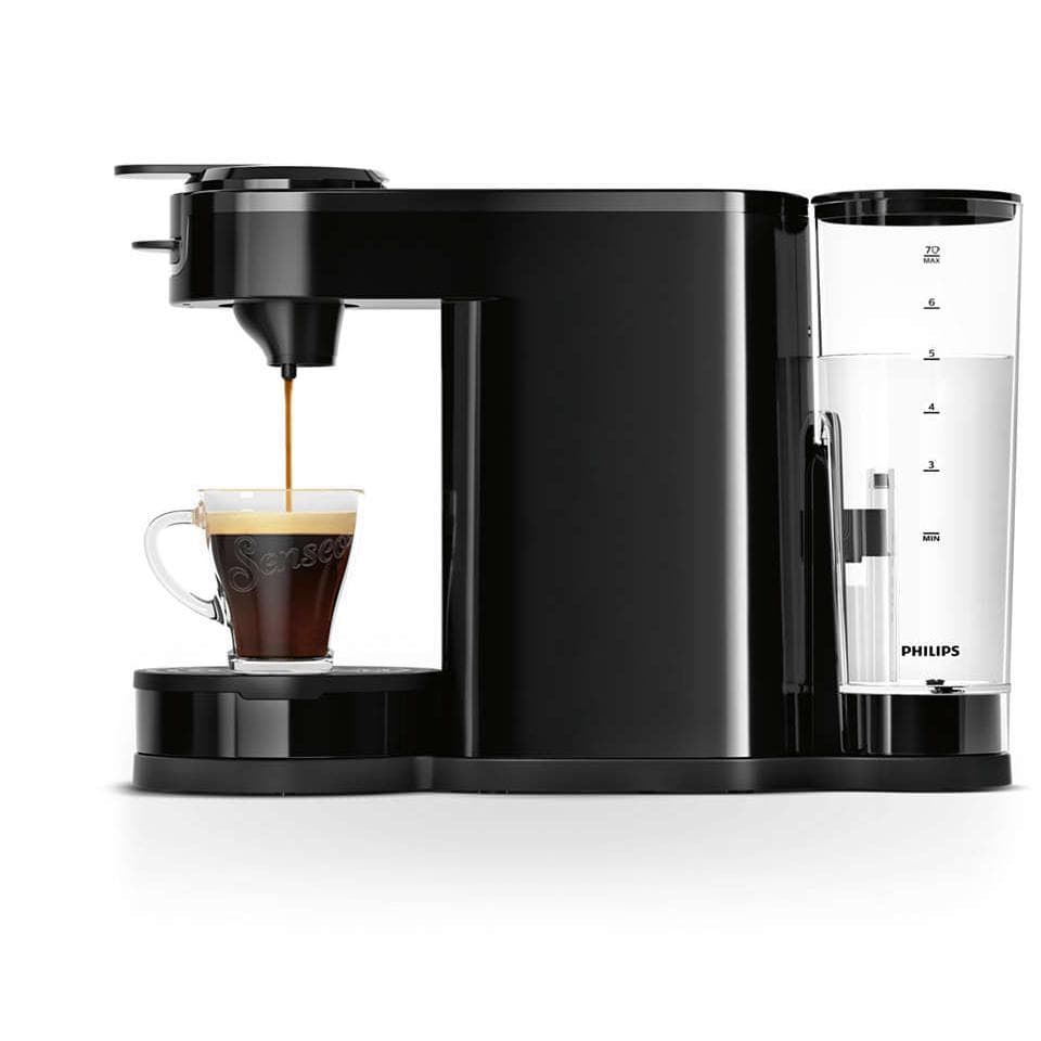 Espresso-Kapselmaschinen Senseo kompatibel Philips Switch HD7892/61 L - Schwarz