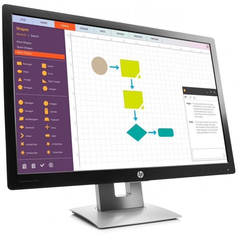 Bildschirm 24" LED WUXGA HP EliteDisplay E242