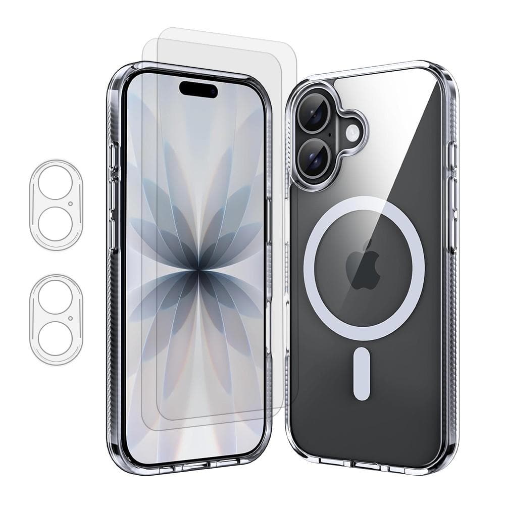 Hülle iPhone 17 und 2 schutzfolien - TPU - Transparent