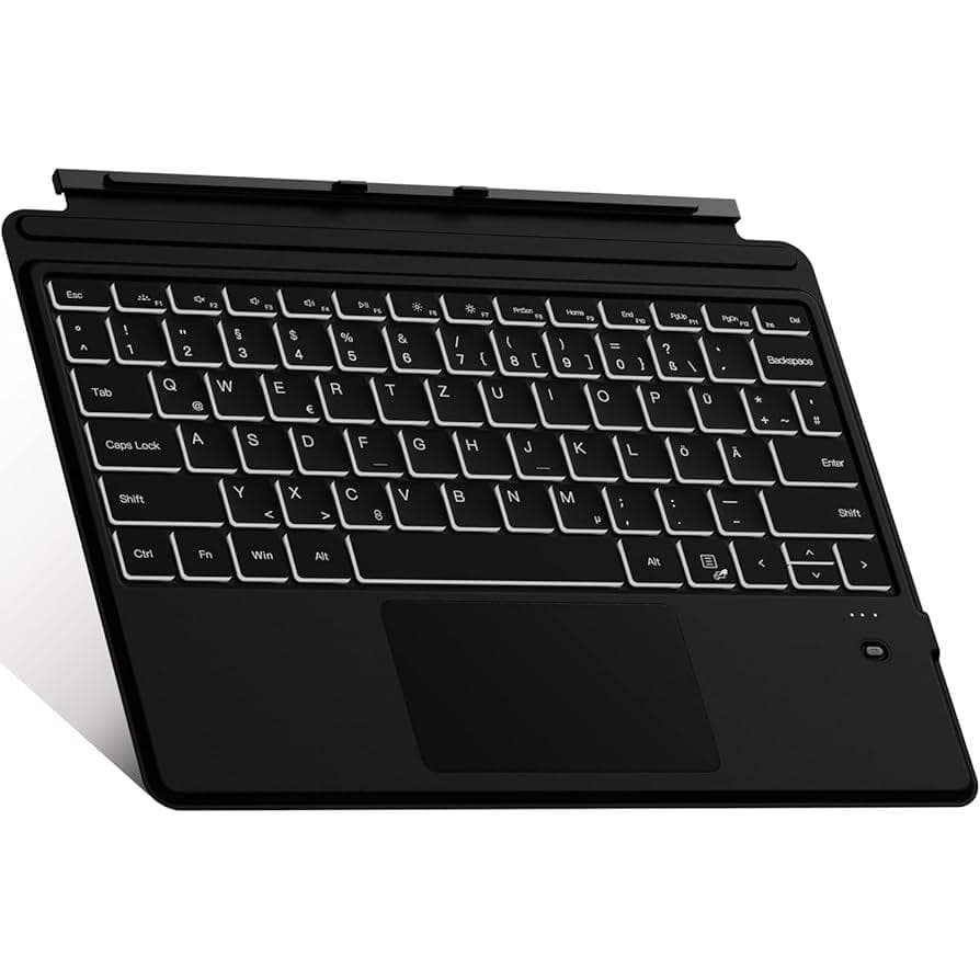 Microsoft Tastatur QWERTZ Deutsch Wireless mit Hintergrundbeleuchtung Surface Pro X / 8 / 9 Signature Keyboard + Slim Pen