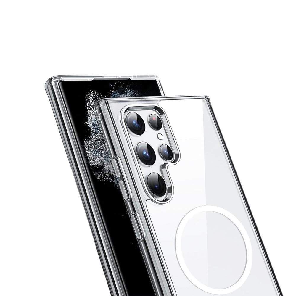 Hülle Galaxy S22 Ultra und 2 schutzfolien - TPU - Transparent