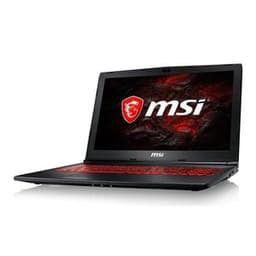 MSI GL62M 7RDX-2036XFR 15" Core i5 2.5 GHz - SSD 120 GB + HDD 1 TB - 8GB - NVIDIA GeForce GTX 1050 AZERTY - Französisch