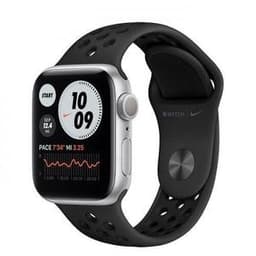 Apple Watch (Series 5) 2019 GPS 40 mm - Aluminium Silber - Nike Sportarmband Schwarz