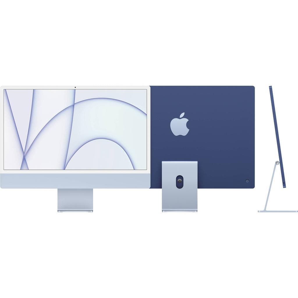 iMac 24" (2021) Apple M1 mit 8‐Core CPU 7-core GPU - 256 GB SSD - 16 GB QWERTZ - Deutsch Standardglas