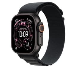 Apple Watch (2025) GPS + Cellular 49 mm - Titan Schwarz - Alpine loop Schwarz
