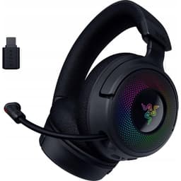 Razer Kraken V4 Kopfhörer Noise cancelling gaming verdrahtet + kabellos mit Mikrofon - Schwarz