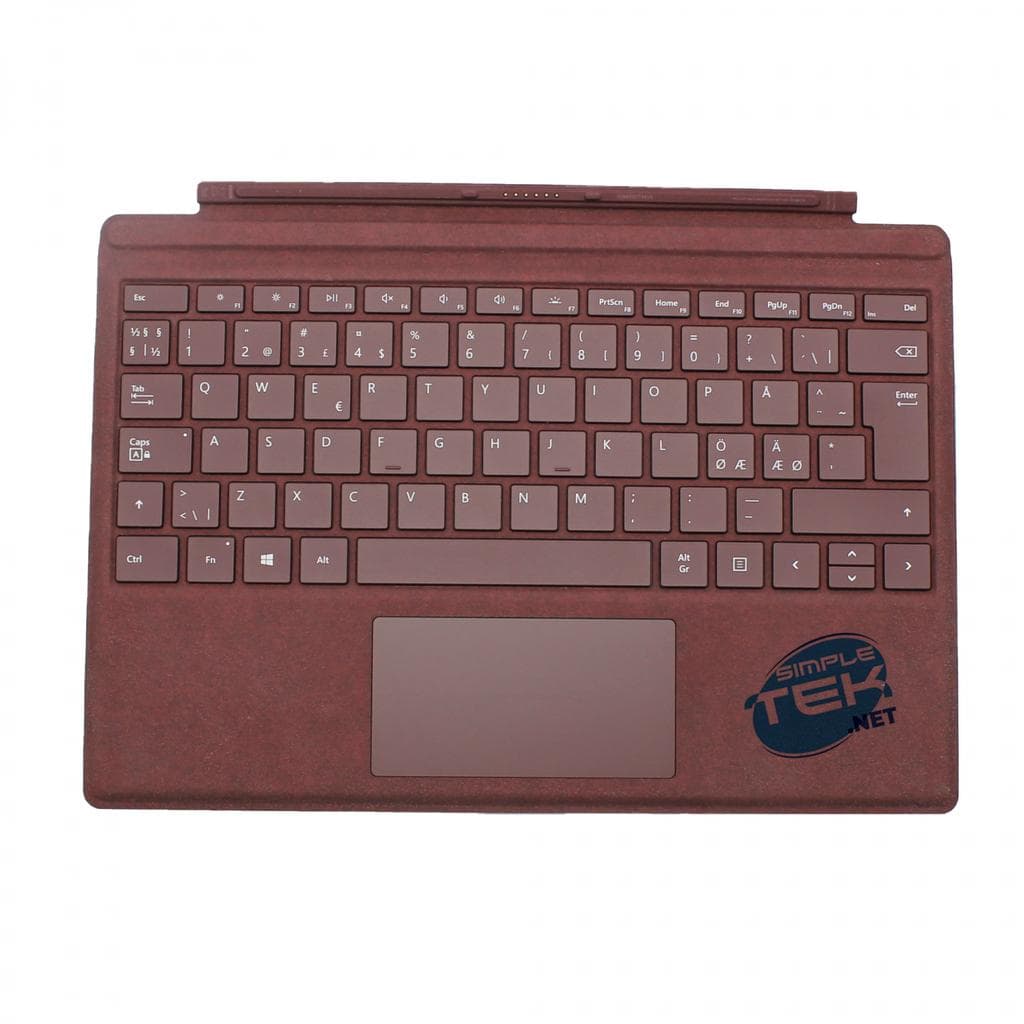 Microsoft Tastatur QWERTY Norwegisch mit Hintergrundbeleuchtung 12264