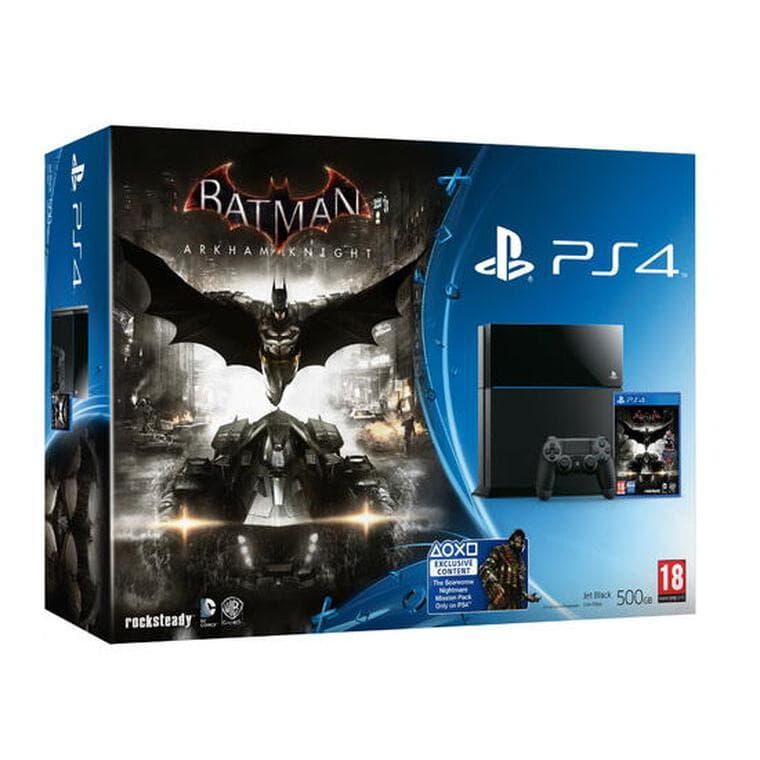 PlayStation 4 500GB - Schwarz - Limited Edition Batman Arkham Knight + Batman: Arkham Knight