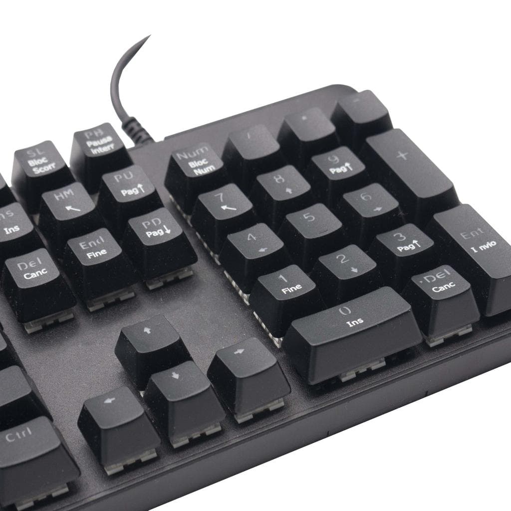 Cortek Tastatur QWERTY Italienisch mit Hintergrundbeleuchtung Vega 2