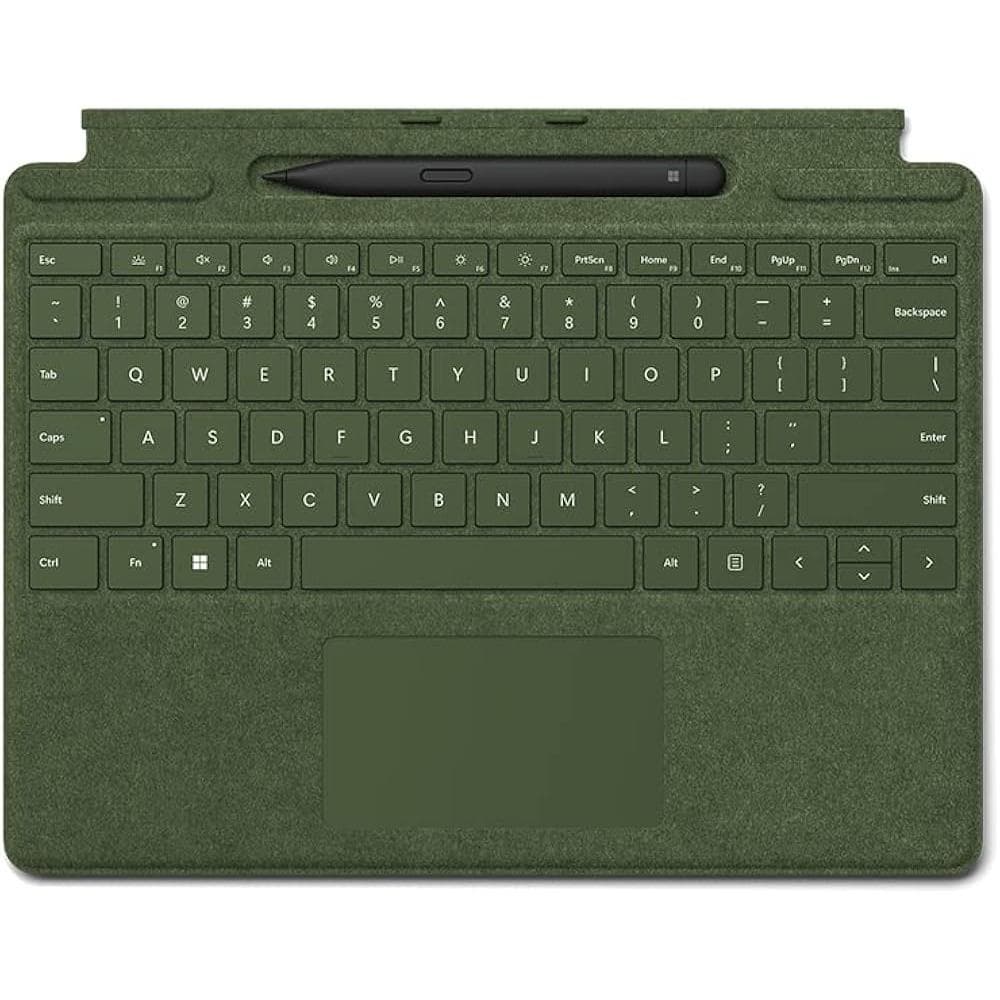 Microsoft Tastatur QWERTY Italienisch Wireless mit Hintergrundbeleuchtung Surface Pro X / 8 / 9 Signature Keyboard + Slim Pen