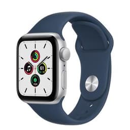 Apple Watch (Series 6) 2020 GPS 40 mm - Aluminium Silber - Solo Loop Blau