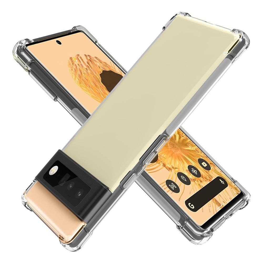 Case Google Pixel 6 Pro and 2 protective screens - TPU - Transparent