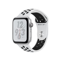 Apple Watch Series 4 (2018) GPS 44 mm - Aluminium Silver - Nike Sport band White/Black
