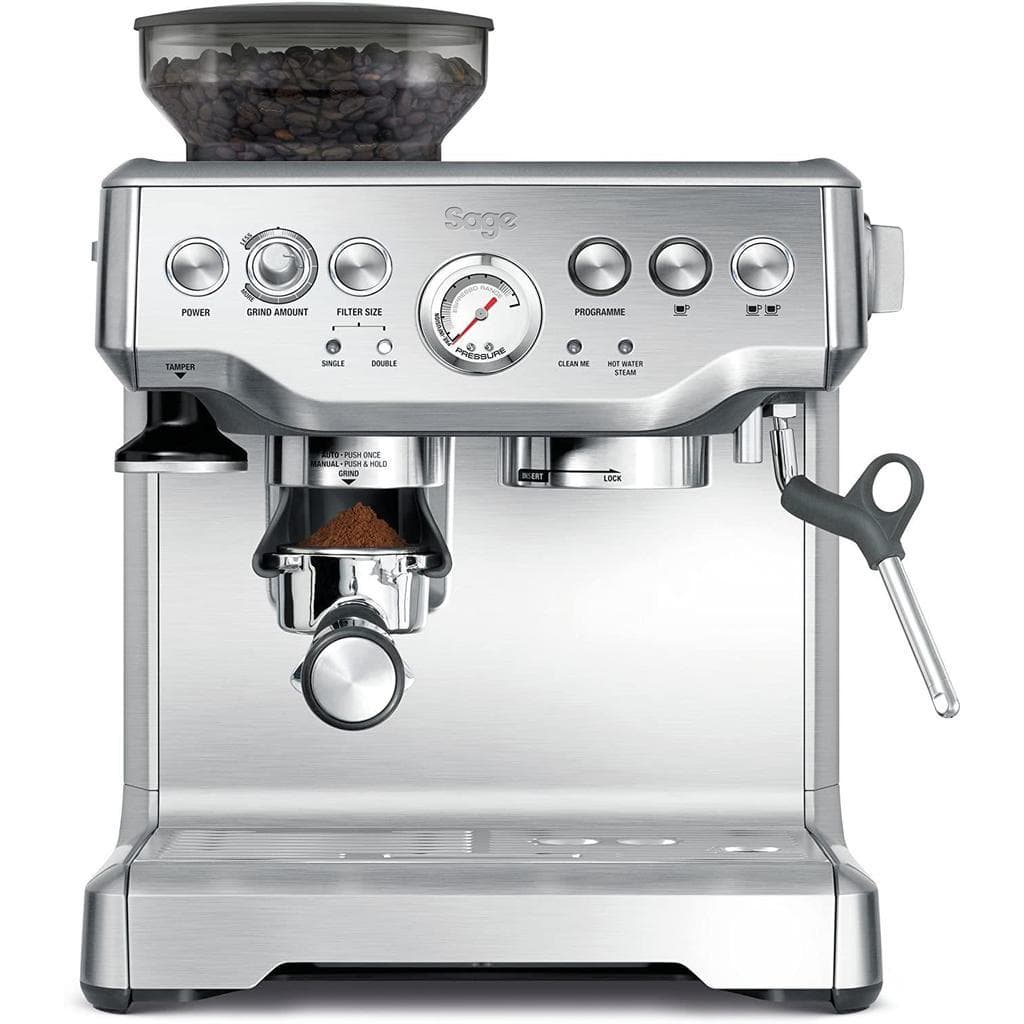 Coffee maker with grinder Without capsule Sage The Barista Express BES875 2.0000L - Silver