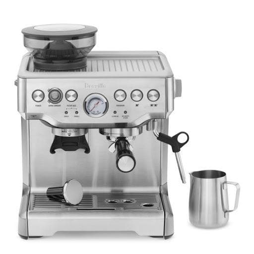 Coffee maker with grinder Without capsule Sage The Barista Express BES875 2.0000L - Silver