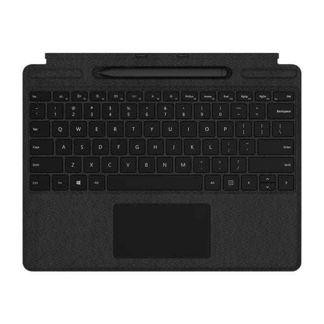 Microsoft Keyboard QWERTY English Wireless Backlit Keyboard Surface Pro X Signature Keyboard + Slim Pen