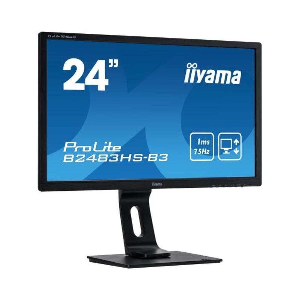 24-inch Iiyama ProLite B2483HS-B3 1920 x 1080 LCD Monitor Black