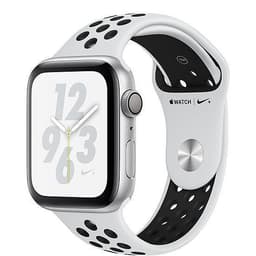 Apple Watch Series 4 (2018) GPS + Cellular 40 mm - Aluminium Silver - Nike Sport band White/Black
