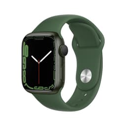 Apple Watch Series 7 (2021) GPS 41 mm - Aluminium Green - Sport band Green