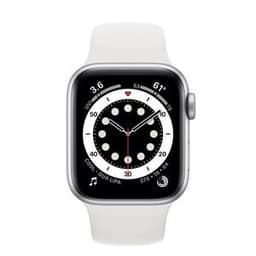 Apple Watch (Series 6) 2020 GPS 40 - Aluminium Silver - Sport band White