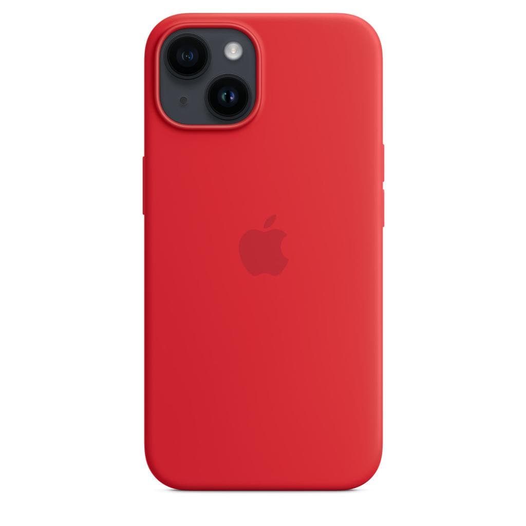 Apple Silicone case iPhone 14 Plus - Magsafe - Silicone Red
