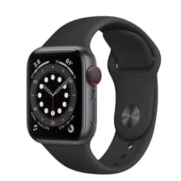 Apple Watch Series 6 (2020) GPS + Cellular 40 mm - Aluminium Space Gray - Sport band Black