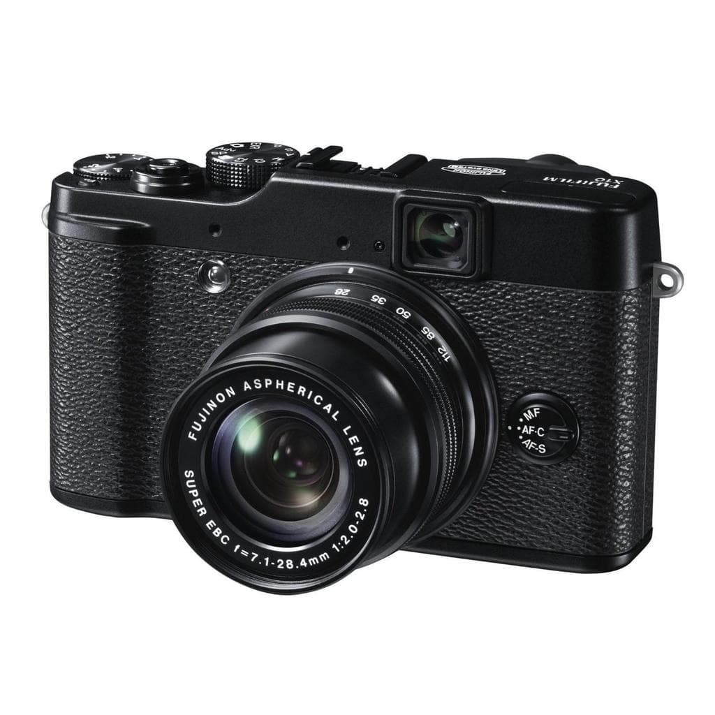 Compact - Fujifilm X10 - Black + Fujifilm Fujinon Aspherical Lens 28-112mm f/2-2.8