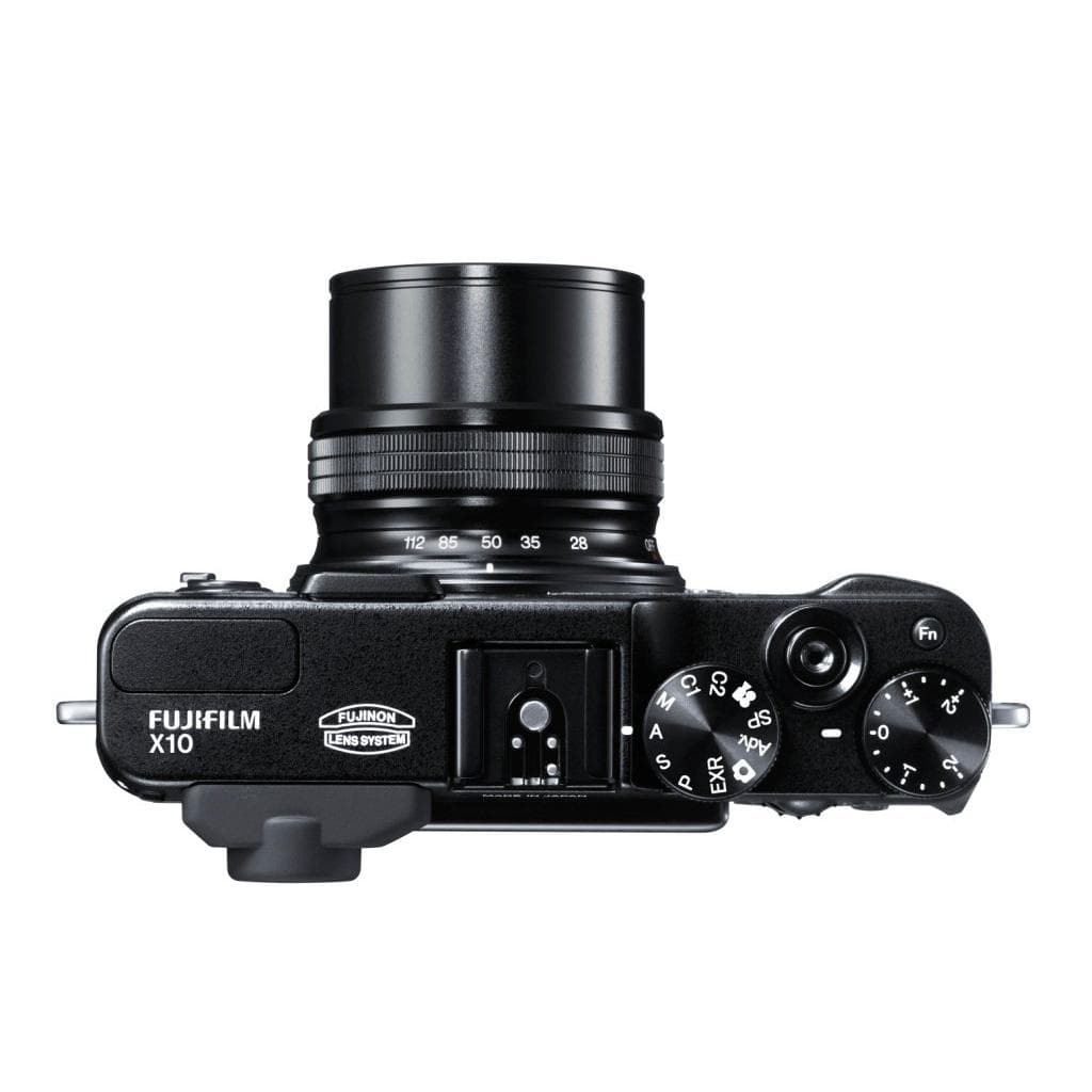 Compact - Fujifilm X10 - Black + Fujifilm Fujinon Aspherical Lens 28-112mm f/2-2.8