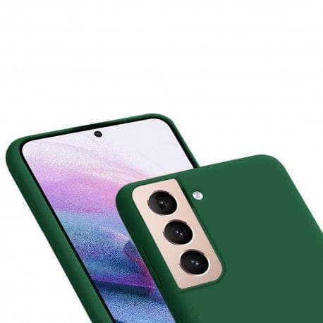 Case Galaxy S21 5G and 2 protective screens - TPU - Green