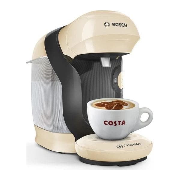 Espresso coffee machine combined Tassimo compatible Bosch TAS1103GB L - Cream