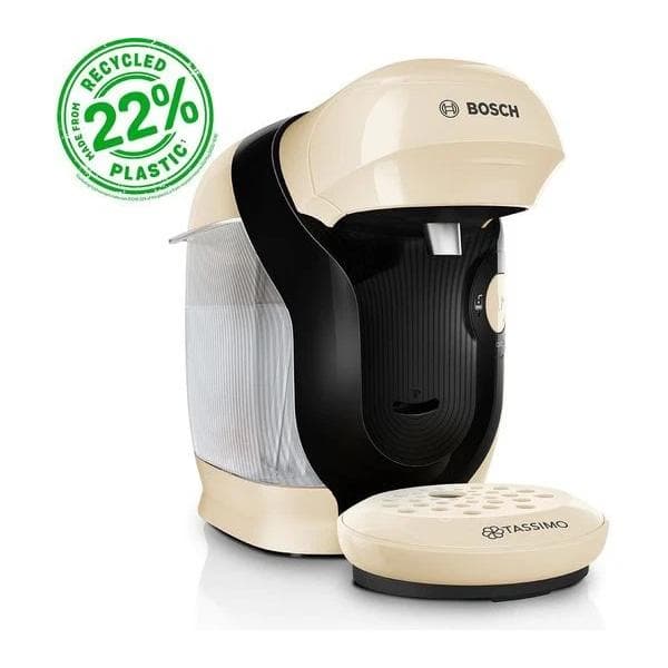 Espresso coffee machine combined Tassimo compatible Bosch TAS1103GB L - Cream