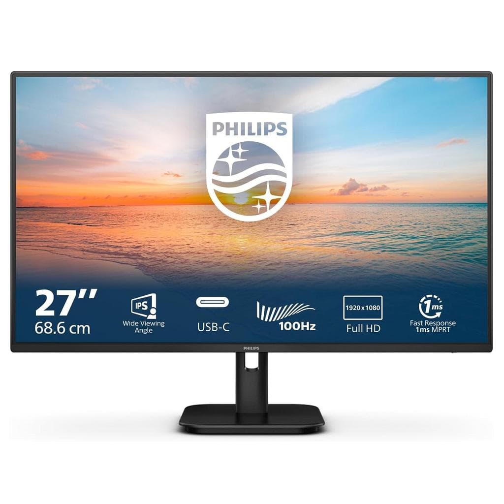 27-inch Philips 27E1N1300A/00 LED Monitor Black