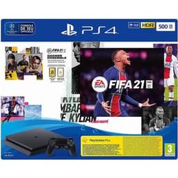 PlayStation 4 Slim 500GB - Black + FIFA 21