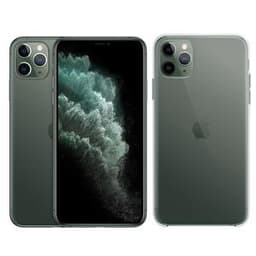 Bundle iPhone 11 Pro + Apple Case (Transparent) - 64GB - Midnight Green - Unlocked