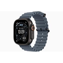 Apple Watch (2025) GPS + Cellular 49 mm - Titanium Black - Ocean band Blue