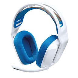 Logitech G535 noise-Cancelling gaming wireless Headphones with microphone - White / Blue